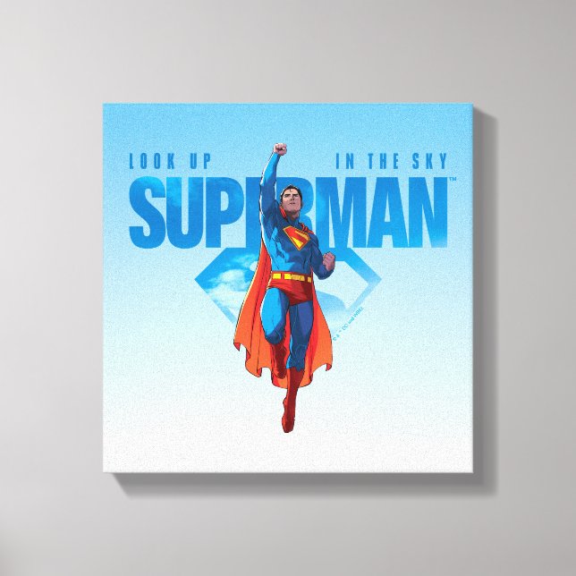 Lienzo Mira, es Superman (Anverso)