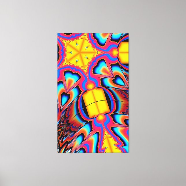 Lienzo Mira mis obras, tú poderoso y la desesperación (Anverso)