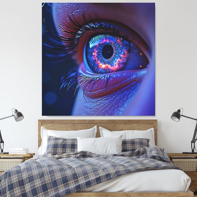 Lienzo Mirada estelar cósmica (Insitu(Dormitorio))
