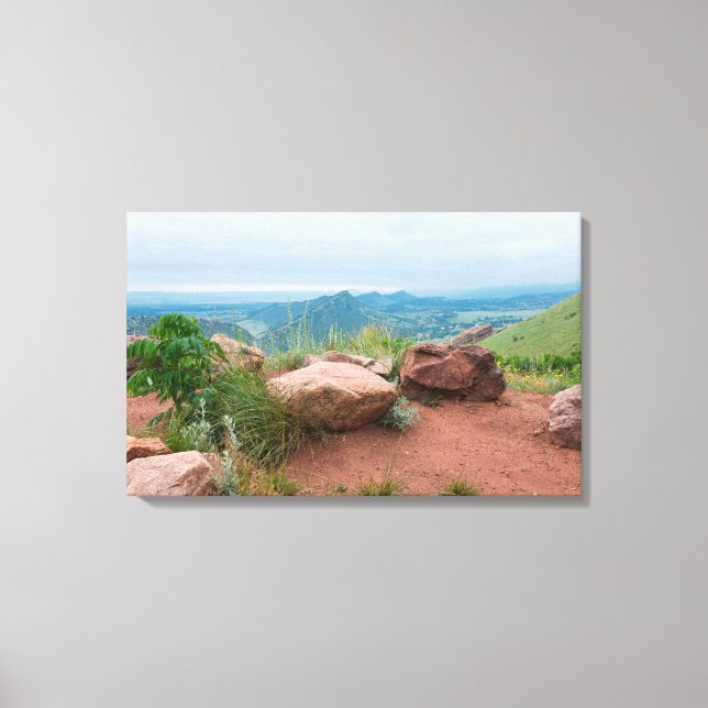Lienzo Mirador en Red Rocks Park (Anverso)