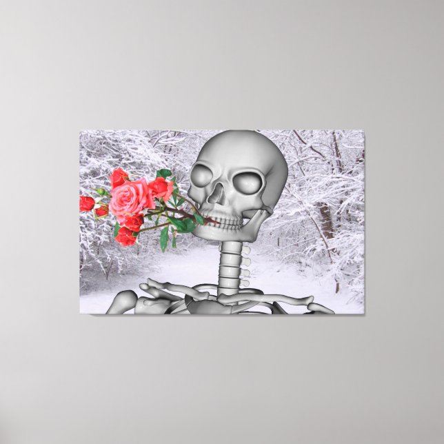 Lienzo Mirando hacia adelante a la primavera (Anverso)