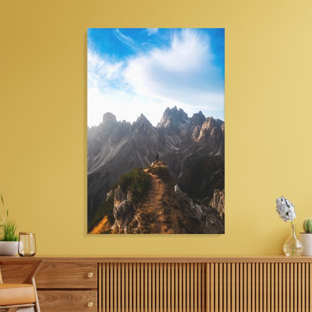 Lienzo Mirando una grandeza de Cadini di Misurina (Insitu (Sala de estar))