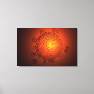 Lienzo Mirar con más precisión un óvulo