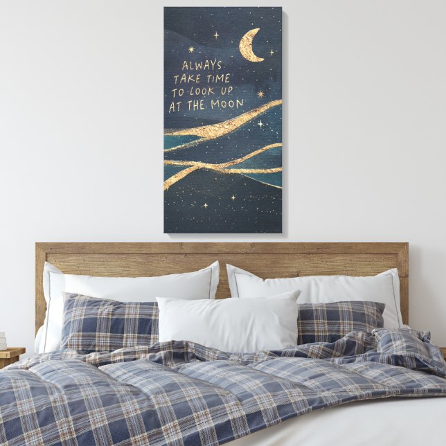 Lienzo Mirar Hacia Arriba A La Luna (Insitu(Dormitorio))