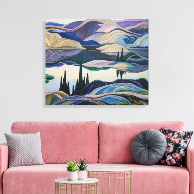 Lienzo Mirror Lake | Franklin Carmichael | (Insitu (Sala de estar))