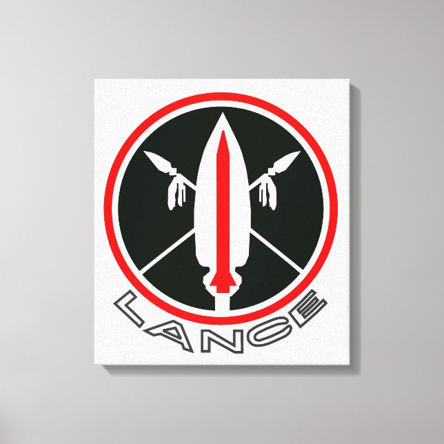 Lienzo Misil Lance 2013 (Anverso)