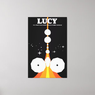 Lienzo Misión espacial LUCY
