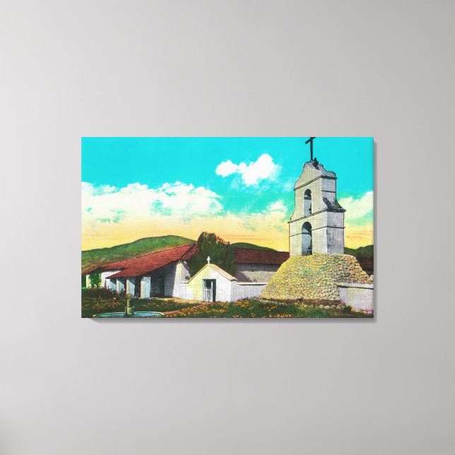 Lienzo Misión San Antonio de PalaPala, CA (Anverso)
