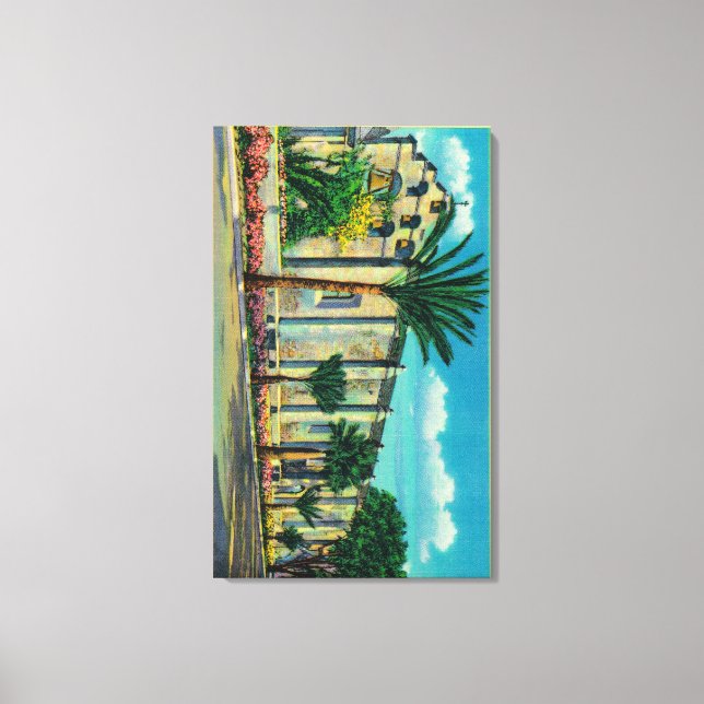 Lienzo Misión San GabrielSan Garbriel, CA (Anverso)