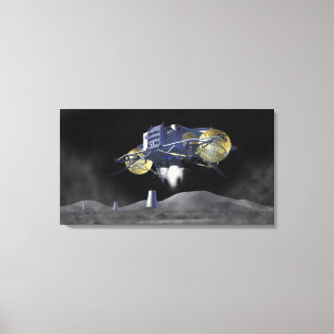 Lienzo Misiones futuras 4 de la exploración espacial