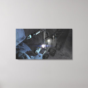 Lienzo Misiones futuras 6 de la exploración espacial