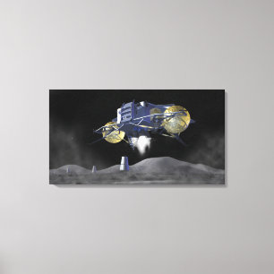 Lienzo Misiones futuras 7 de la exploración espacial