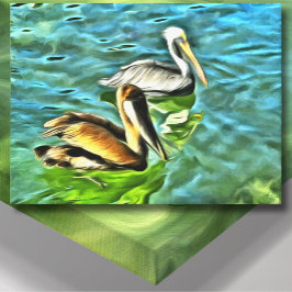 Lienzo Mismaloya Pelicans 0329 Original Art