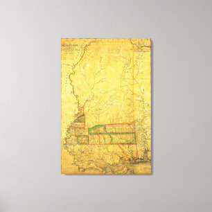 Lienzo MississippiPanoramic MapMississippi
