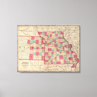 Lienzo Missouri y Kansas