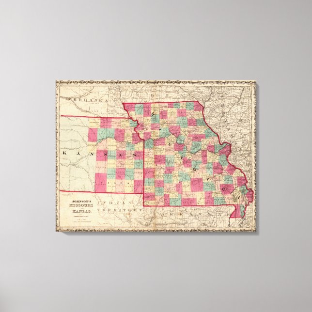 Lienzo Missouri y Kansas (Anverso)