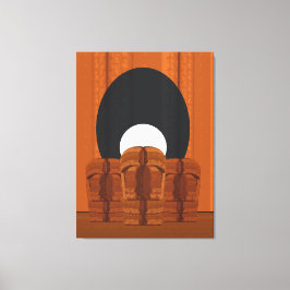 Lienzo Misterio y Contemplación Abstracta Surrealista