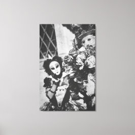 Lienzo Misteriosas máscaras de carnaval en Venecia, Itali