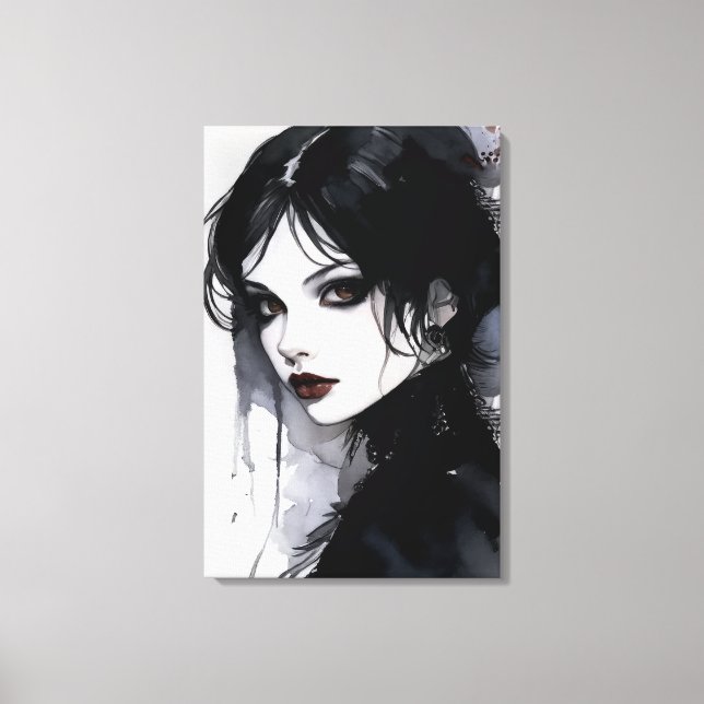 Lienzo Mística en la sombra #027 (Anverso)