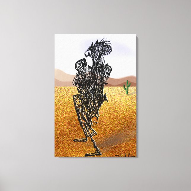 LIENZO MÍSTICO DESERTO (Anverso)