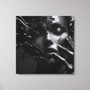 Lienzo Mistique de las sombras: Un baile de luz y oscurid