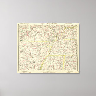 Lienzo Misuri, Arkansas, Kentucky, Tennessee