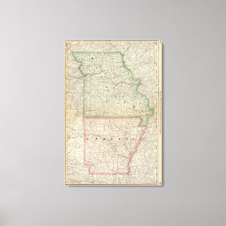 Lienzo Misuri y Arkansas