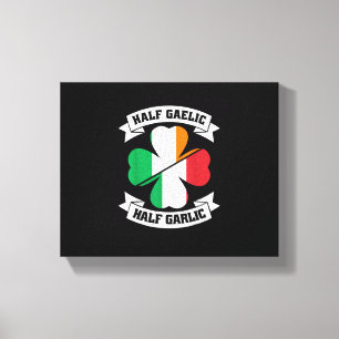 Lienzo Mitad gaélico italiano irlandés mitad gaélico Sain