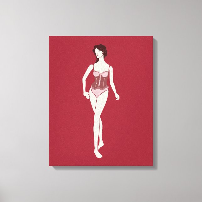 Lienzo m'lady mannequin (Anverso)