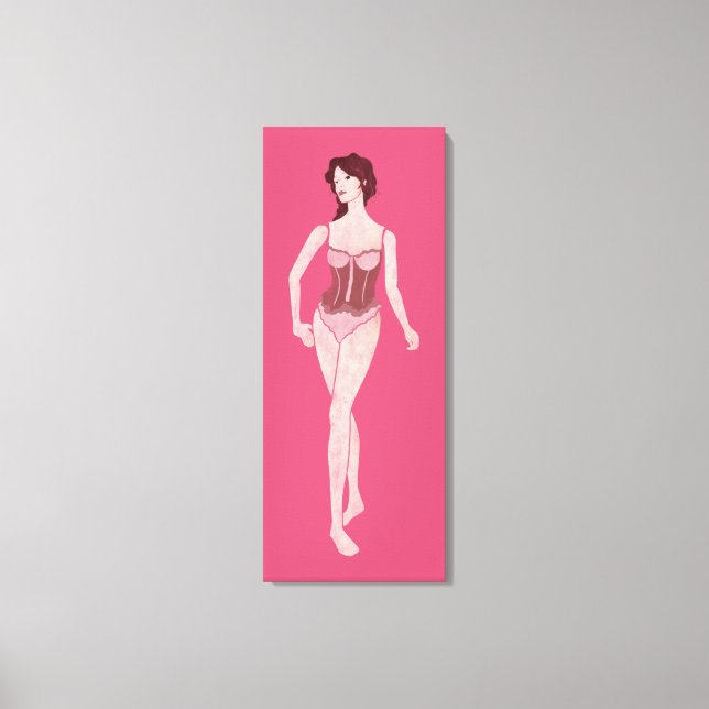 Lienzo m'lady mannequin (Anverso)