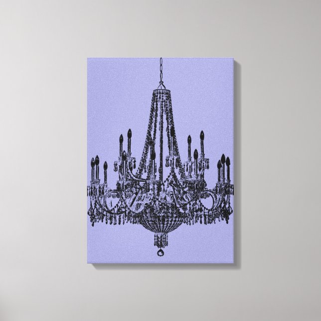 Lienzo Moda Candelier Purple (Anverso)