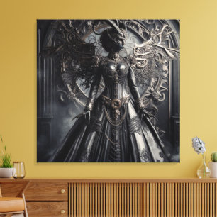 Lienzo Moda de Fantasía Steampunk Oscuridad Demonio 