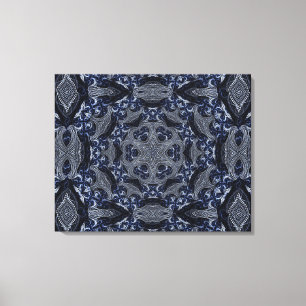 Lienzo Moda del Boho Trippy Retro Hippie Star de Mandala