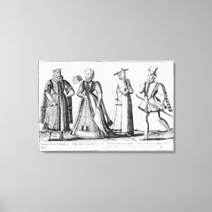Lienzo Moda durante el período de Tudor