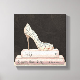 Lienzo Moda elegante salvaje del tacón alto de Apple el 