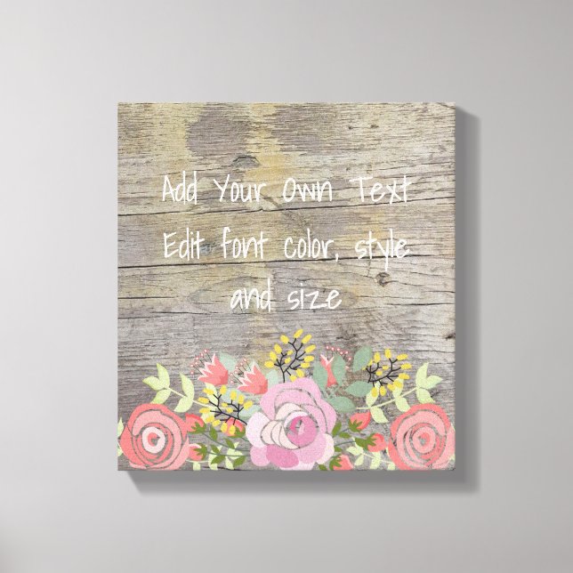 Lienzo Moda romántica (Anverso)