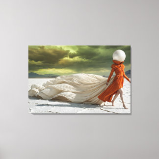 Lienzo Moda Surrealista del Desierto