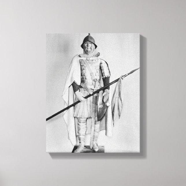 Lienzo Modelo de caballería carolingiana (Anverso)