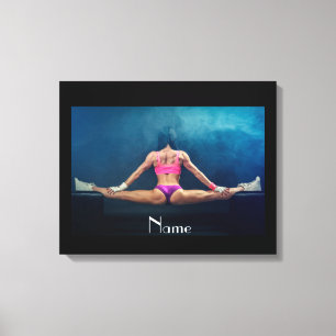 Lienzo Modelo De Gimnasio Femenino Split Thunder_Cove