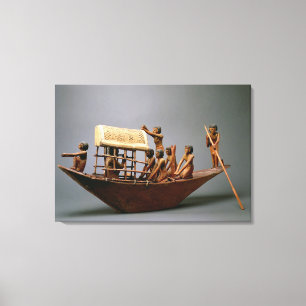 Lienzo Modelo de una nave, c.2000 de la tumba A.C.