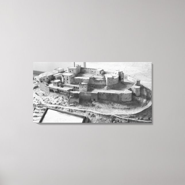 Lienzo Modelo del Krak des Chevaliers (Anverso)