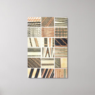 Lienzo Modelo del tapa polinesio del cocinero