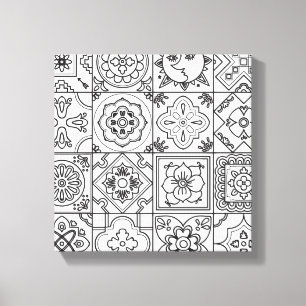 Lienzo Modelo inspirado 6 de Talavera