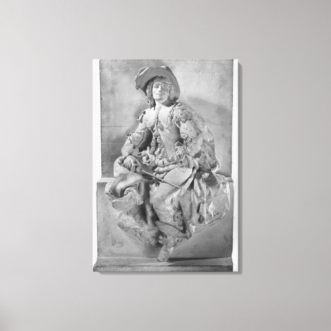 Lienzo Modelo para el monumento a Alexandre Dumas Pere (Anverso)
