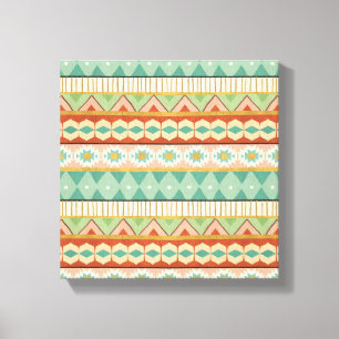 Lienzo Modelo tribal de la acuarela del paso el   de Geo