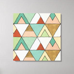 Lienzo Modelo tribal dibujado mano del paso el   de Geo