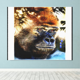 Lienzo Modelos primarios: Gorila sobresaliente 01-01