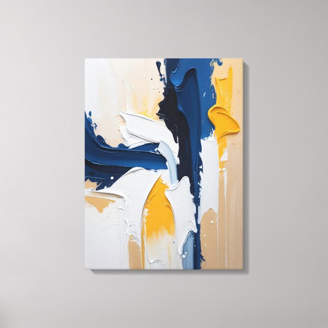 Lienzo Modern Abstract Painting Canvas Print (Anverso)