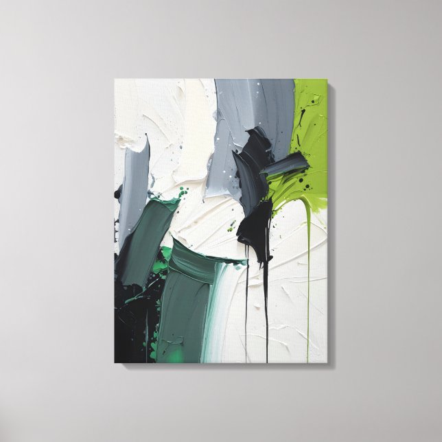 Lienzo Modern Abstract Painting Canvas Print (Anverso)