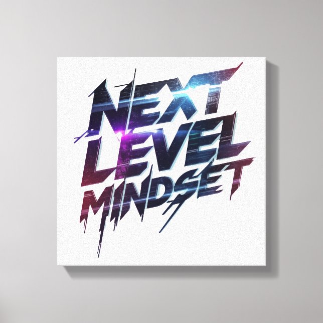 Lienzo Modern Ambition and Hustle Graphic (Anverso)